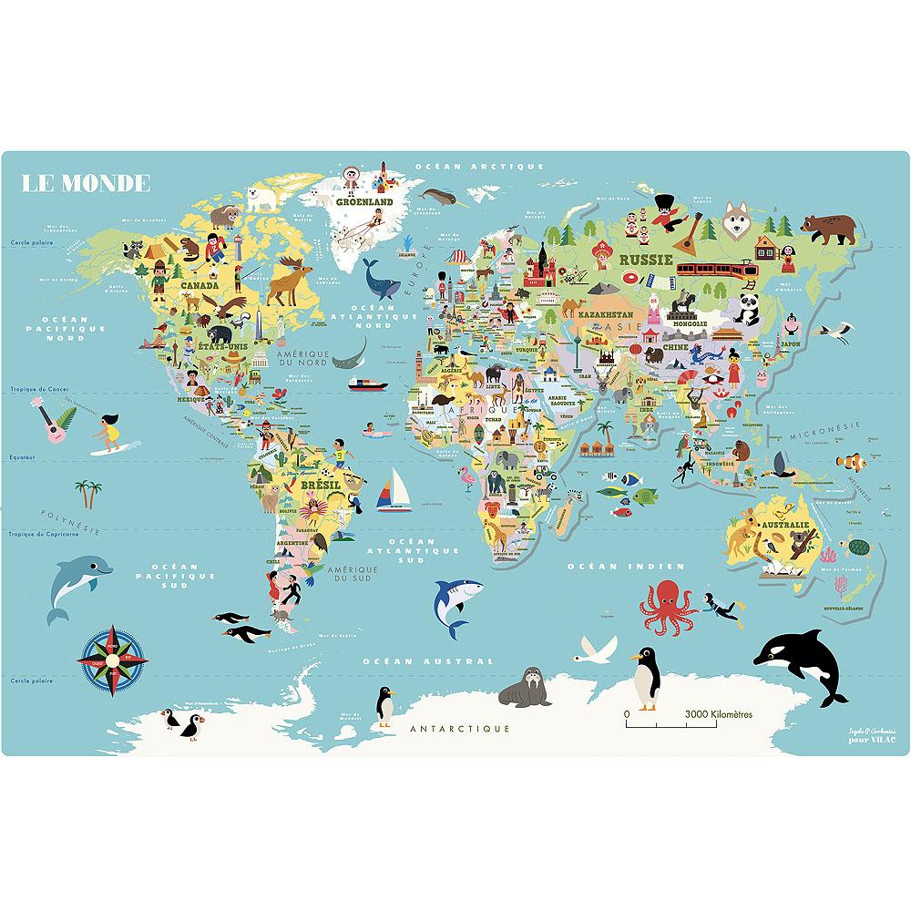 Vilac - Mapa sveta